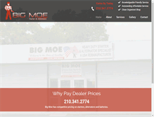 Tablet Screenshot of bigmoedcelectric.com